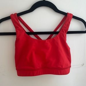 Lululemon red sportsbra